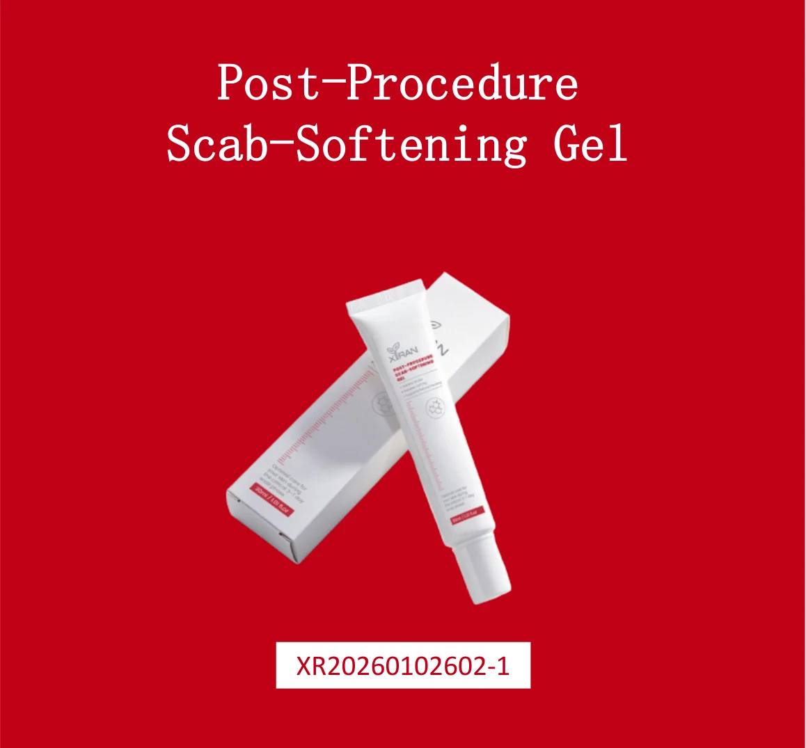 XIRAN Post-Procedure Scab-Softening Gel original product presentation image, reference XR20260102602-1