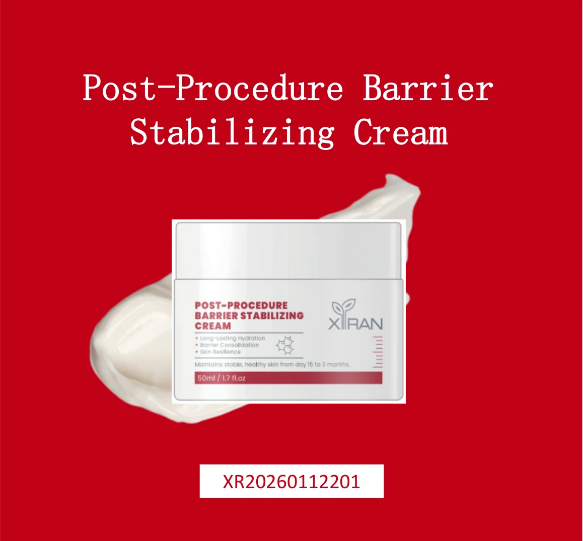 XIRAN Post-Procedure Barrier Stabilizing Cream original product presentation image, reference XR20260112201
