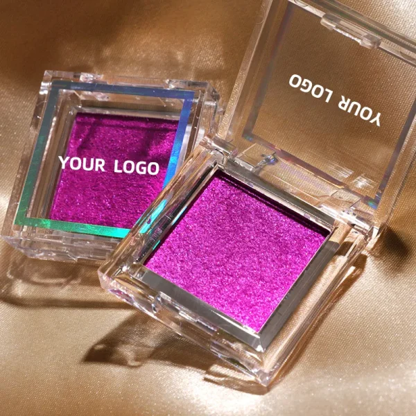 Private Label High Pigmented Single Color Glitter Eyeshadow - Image 3