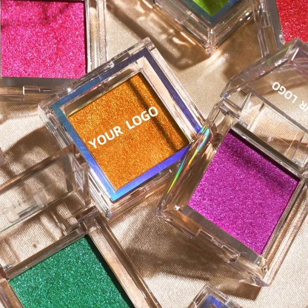 Private Label High Pigmented Single Color Glitter Eyeshadow - Image 2