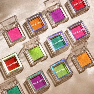 Private Label High Pigmented Single Color Glitter Eyeshadow