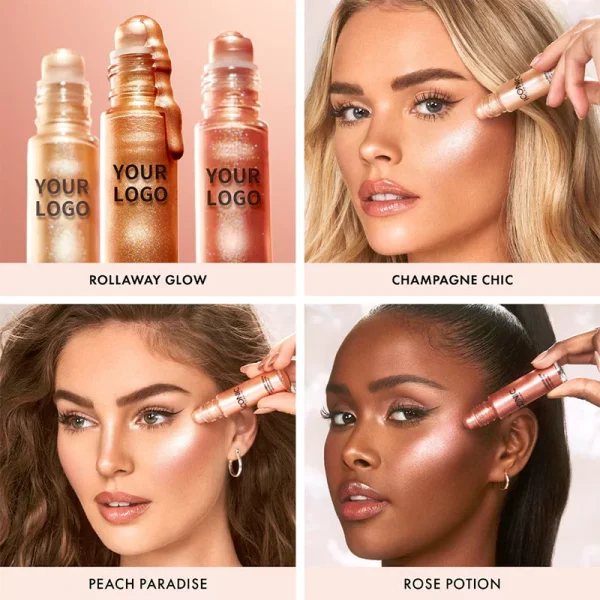 Private Label Makeup Liquid illuminator Face Glitter Liquid Highlighter – Bild 9