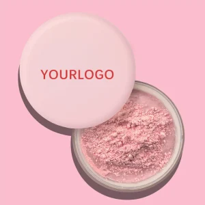 Частная этикетка Макияж лица розовый матовый устанавливая Loose Powder