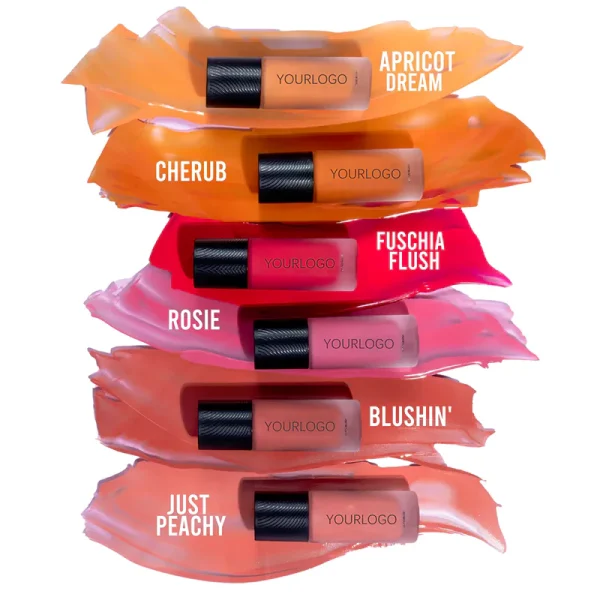 Private Label Natural Waterproof Long Lasting Liquid Blush - Imagem 4