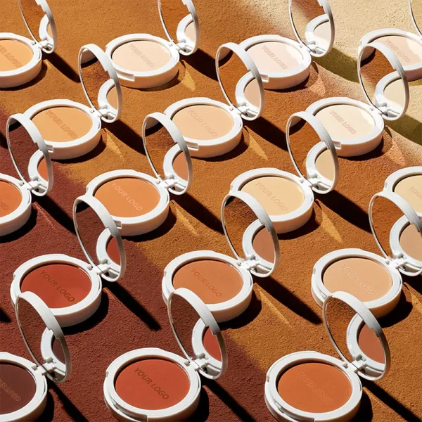 Private Label Powder Foundation Waterproof Press Baked Foundation for Black Skin - Imagen 5