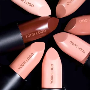Private Label Nude Lipstick Matte Vegan Waterproof Lip Balm Stick Red Lipstick