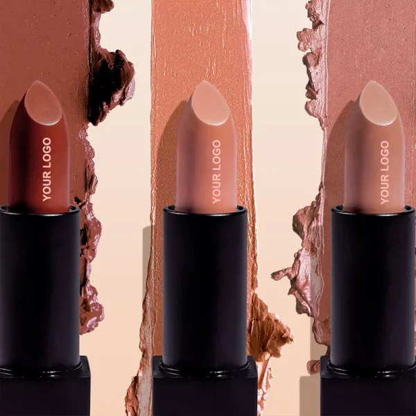 Private Label Nude Lipstick Matte Vegan Waterproof Lip Balm Stick Red Lipstick - Image 4