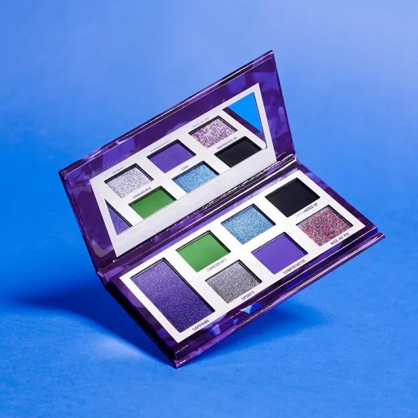 Custom High Pigment Eyeshadow Palette Purple Matte Shimmer Eye Shadow Palette – Bild 6