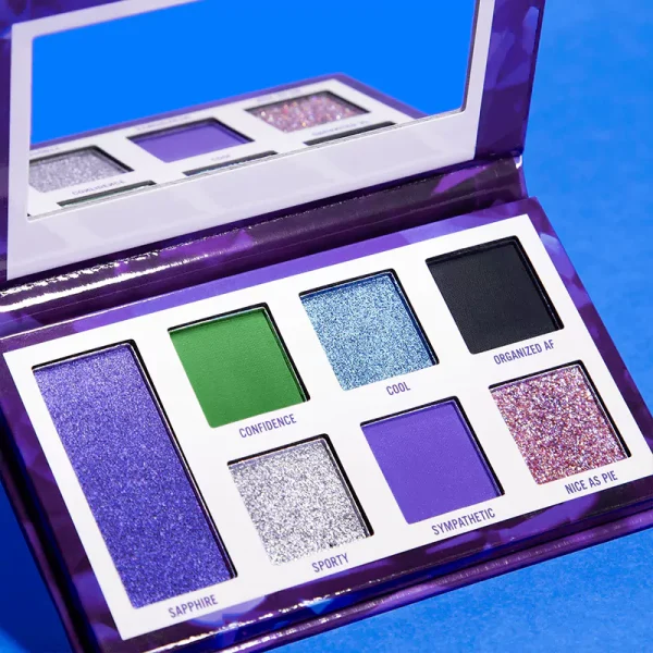 Custom High Pigment Eyeshadow Palette Purple Matte Shimmer Eye Shadow Palette – Bild 2