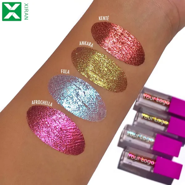 Private Label Liquid Eyeshadow Metallic Glitter Waterproof Multichrome Eyeshadow – Image 5