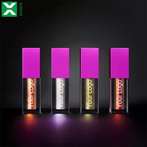 Ombre à paupières liquide de marque privée Ombre à paupières multichrome étanche à paillettes métalliques