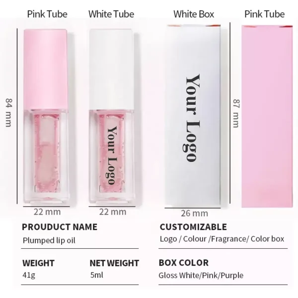 tinted lip oil custom