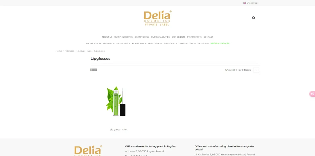 delia cosmetics