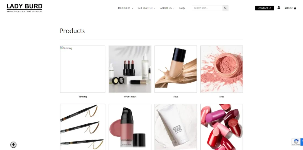 lady burd exclusive private label cosmetics