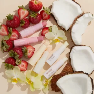 lip scrub and balm