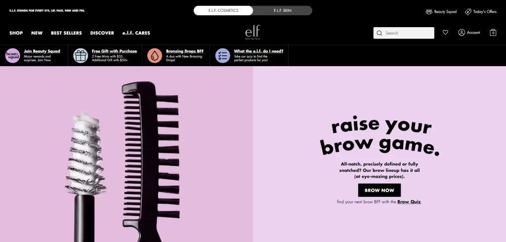 e.l.f. cosmetics