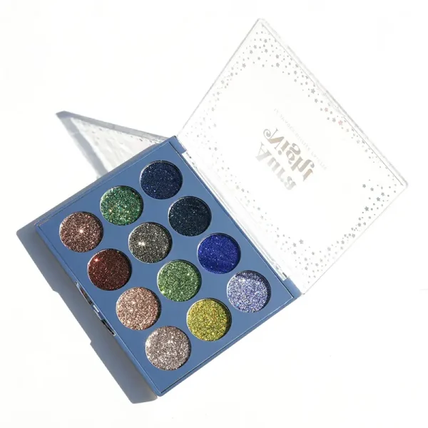 neutral glitter eyeshadow palette