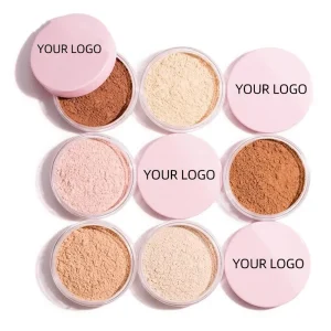 pink loose setting powder