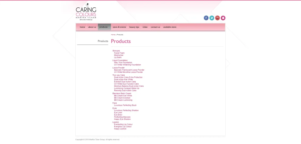 caring colours skincare makeup