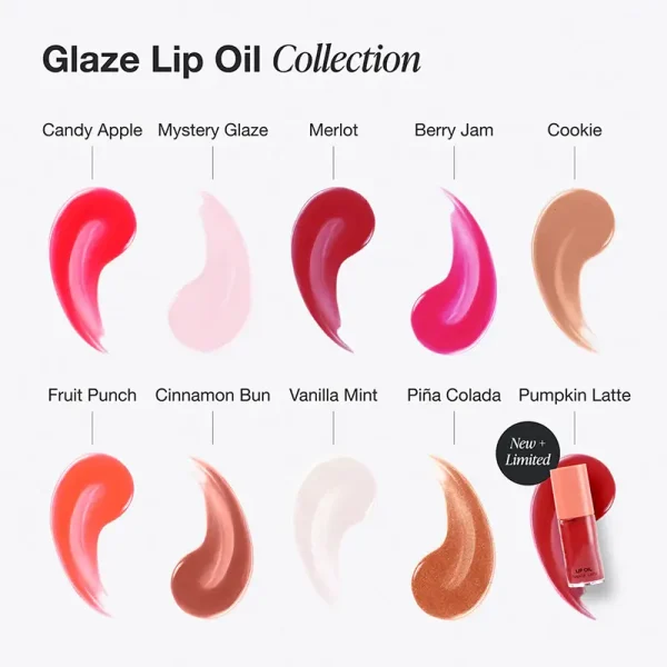 glaze tinted lip oil