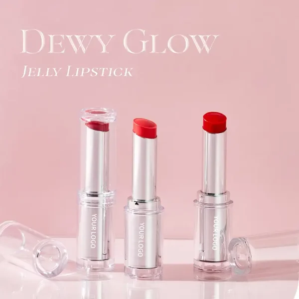 private label natural lasting hydrating glossy jelly lipstick