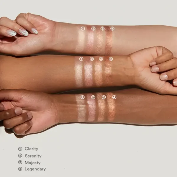 private label 8 color cruelty free shimmer highlighter pressed powder