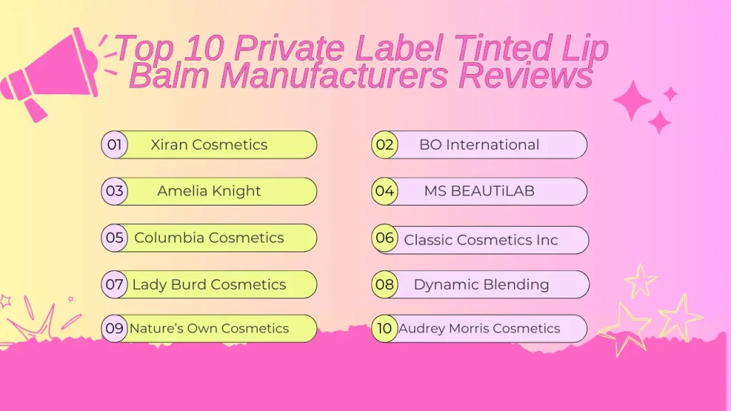 private label tinted lip balm manufacturers reviews