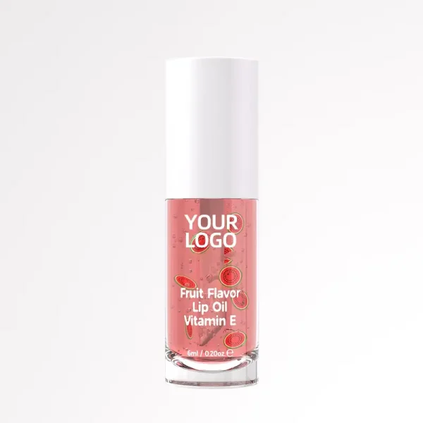 private label vitamin e fruity tinted lip oil