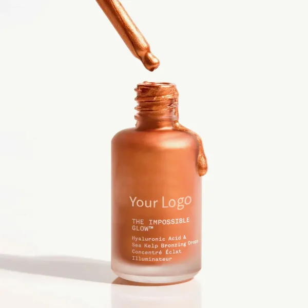 private label makeup liquid illuminator face glitter liquid highlighter duplicate [#2790]