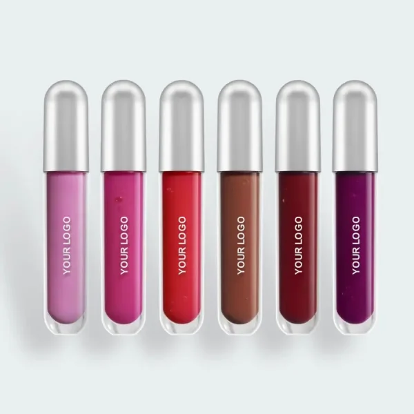 private label vendor glossy high pigmented plumping lip gloss