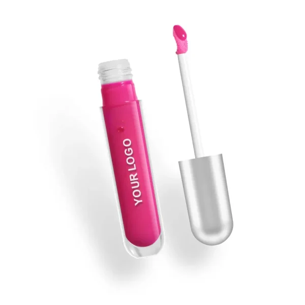 private label vendor glossy high pigmented plumping lip gloss
