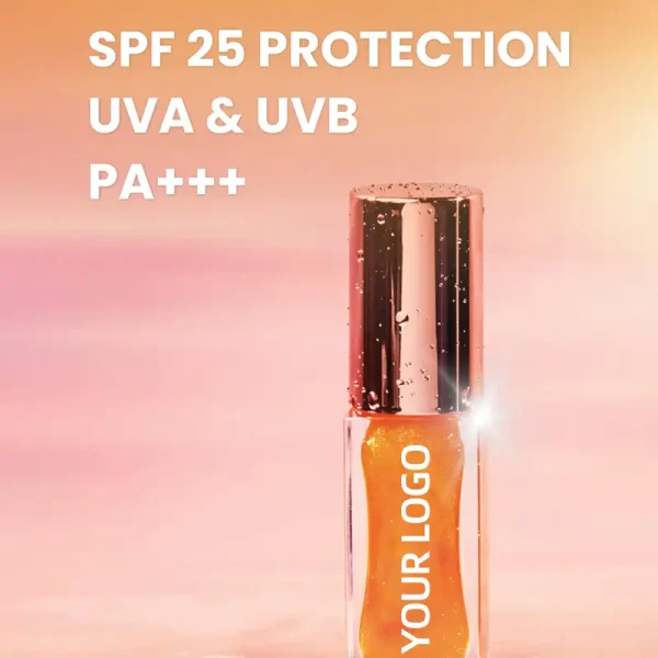 private label lip flavouring antioxidant vitamin e spf lip oil