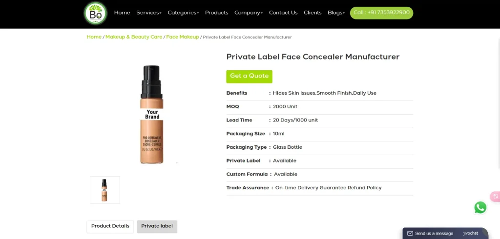 bo international concealer