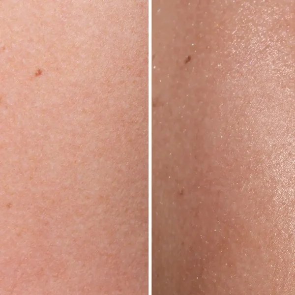 marque de distributeur luminous golden face body glow oil