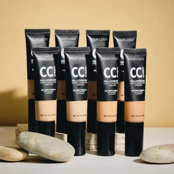private label full coverage color correcting cc cream concealer