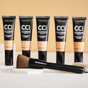 private label full coverage color correcting cc cream concealer