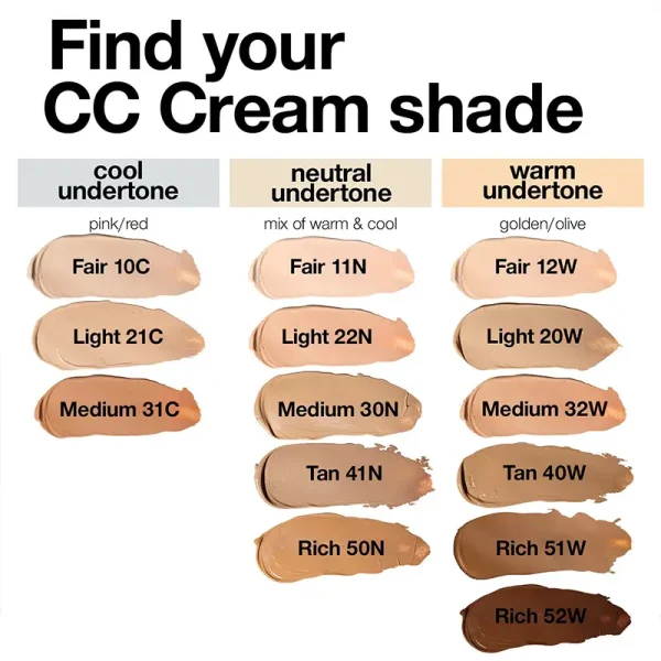 private label full coverage color correcting cc cream concealer