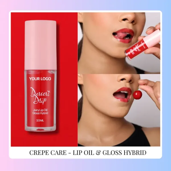 private label custom non sticky formula ph plumping lip gloss oil