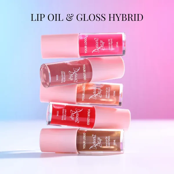 private label custom non sticky formula ph plumping lip gloss oil
