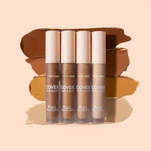 private label 24h full coverage matte concealer for dark spot under eye circles and blemishes