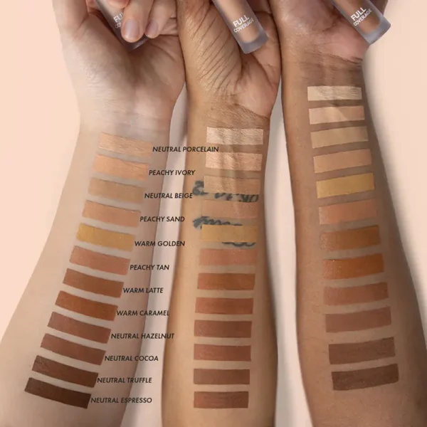 private label 24h full coverage matte concealer for dark spot under eye circles and blemishes