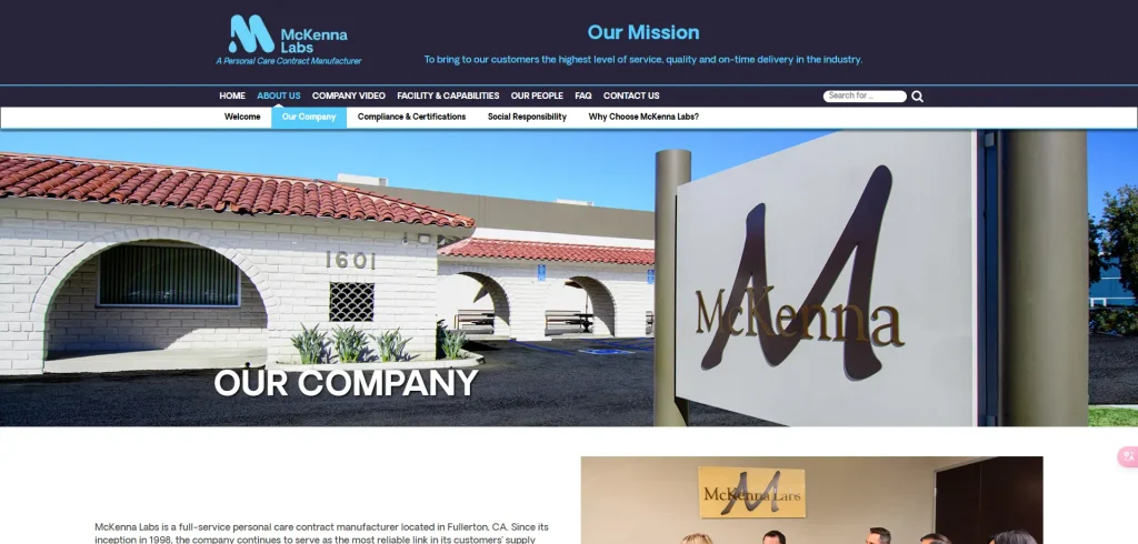laboratoires mckenna USA