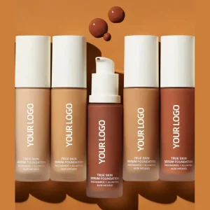 private label full coverage matte serum foundation with niacinamide allantoin