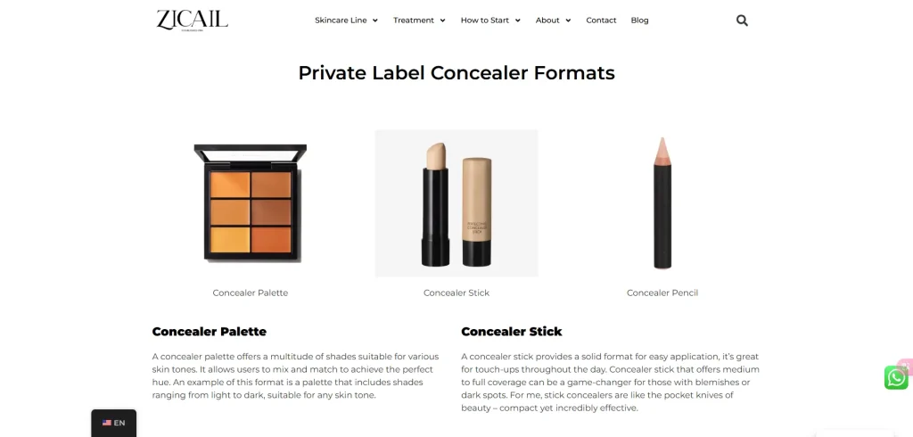 zicail concealer