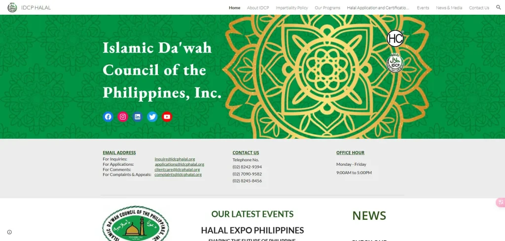 idcp halal certification