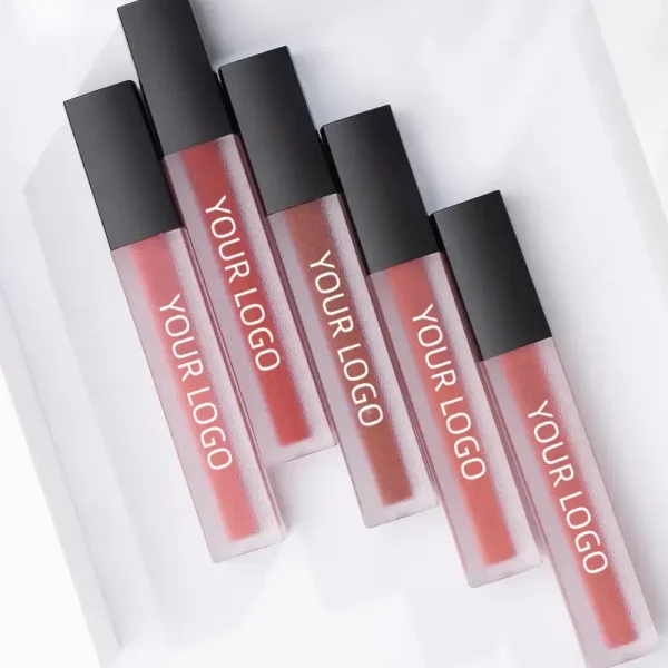 private label custom long lasting high pigment matte lip gloss