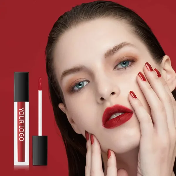 private label custom long lasting high pigment matte lip gloss