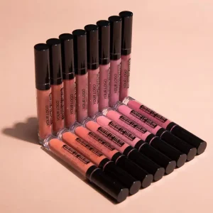 private label custom vegan nude matte liquid lipstick