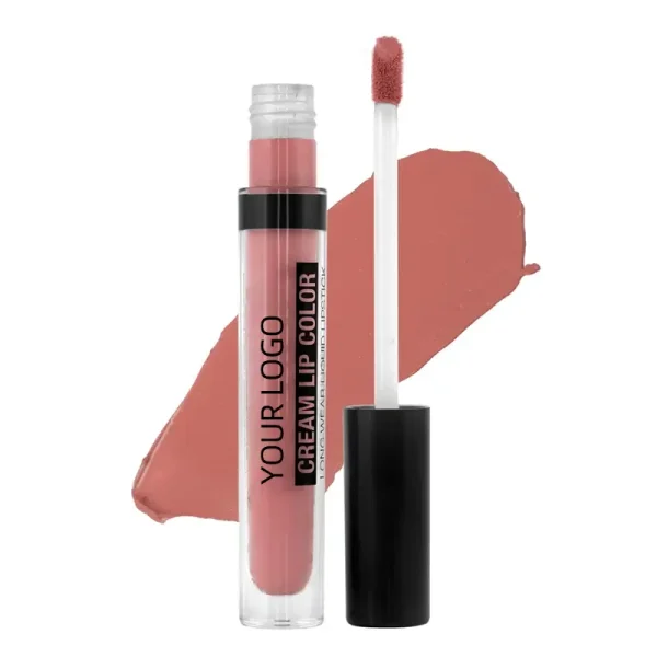 private label custom vegan nude matte liquid lipstick
