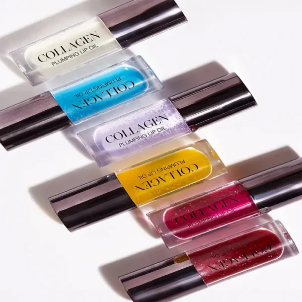 private label custom your logo collagen plumping lip oil